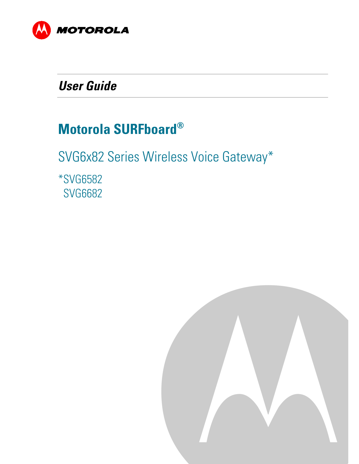 ARRIS SVG6582G217 User Manual