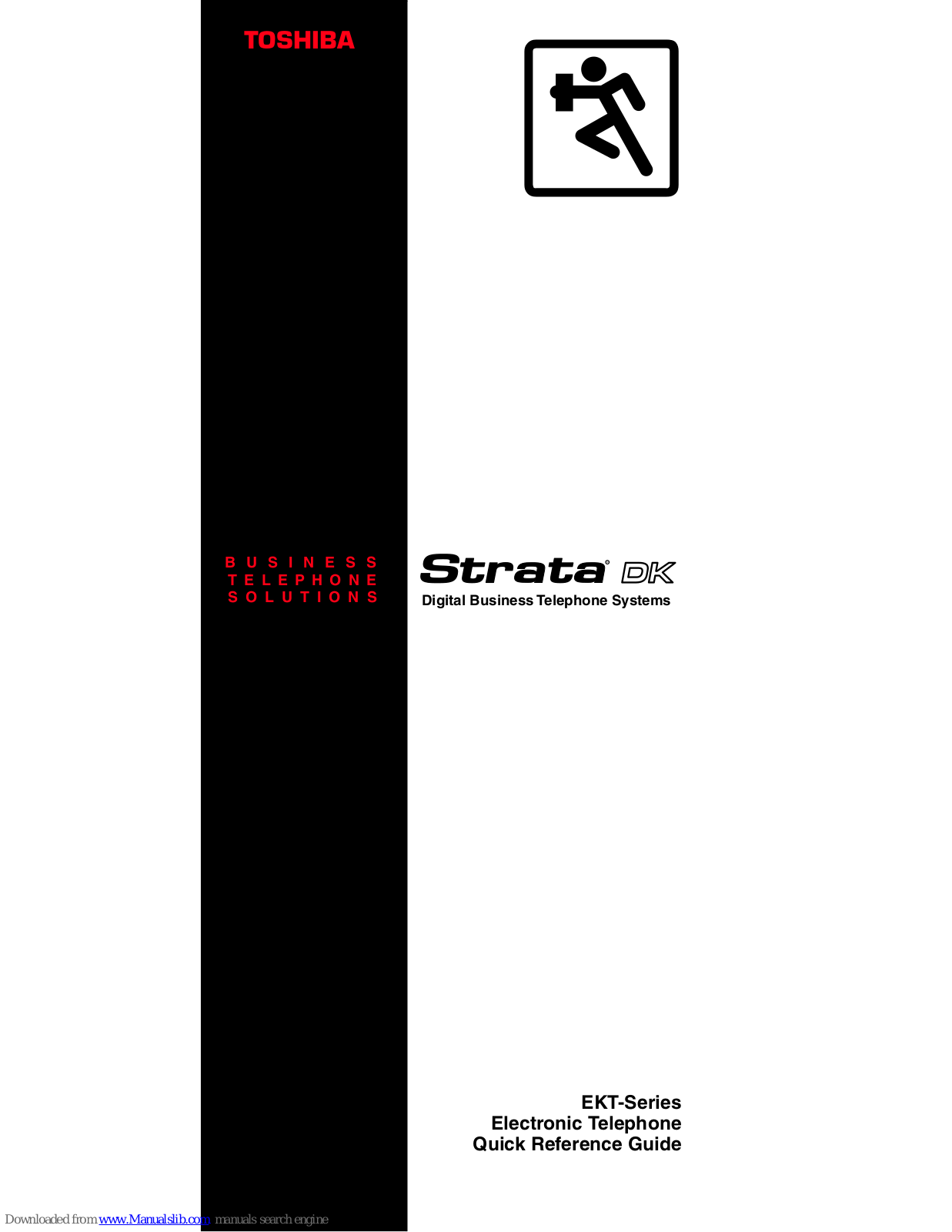 Toshiba Strata DK14, Strata DK16, Strata DK16e, Strata DK40, Strata DK40i Quick Reference Manual - ManualMachine.com