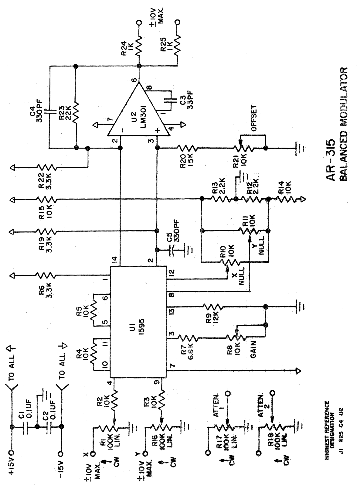 Aries ar315 schematic