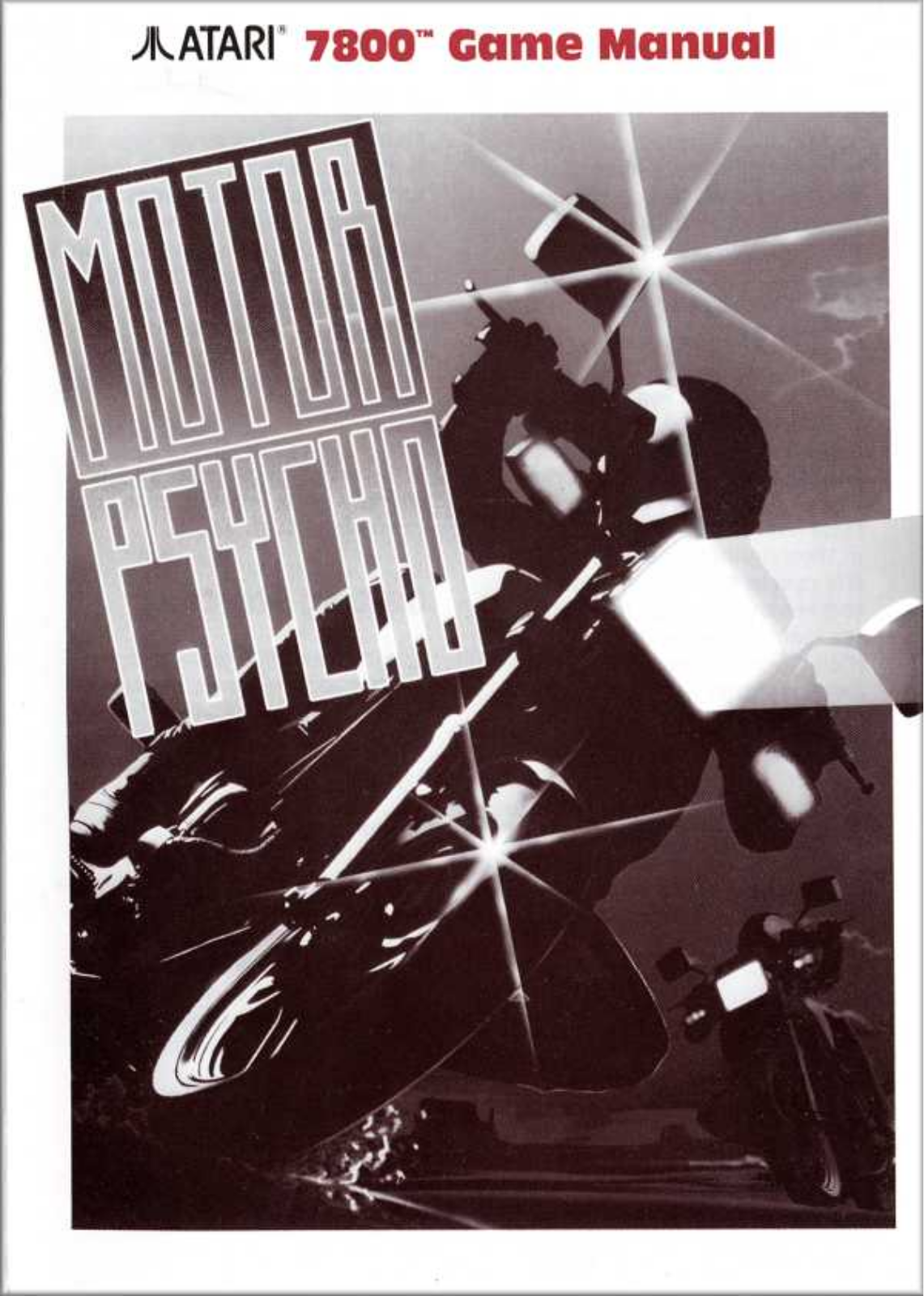 Atari Motor Psycho (1990) User guide