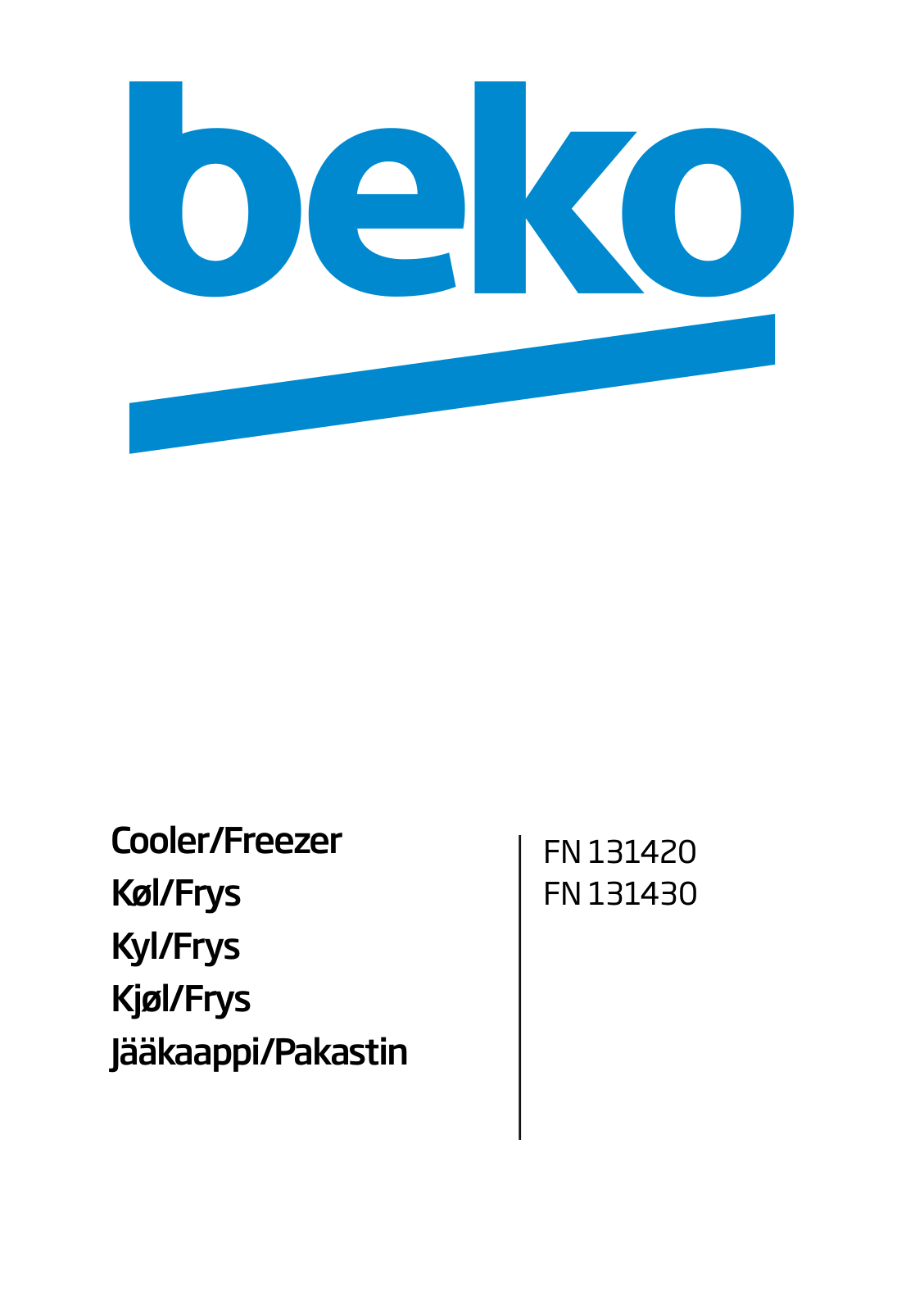 Beko FN 131430 User Manual