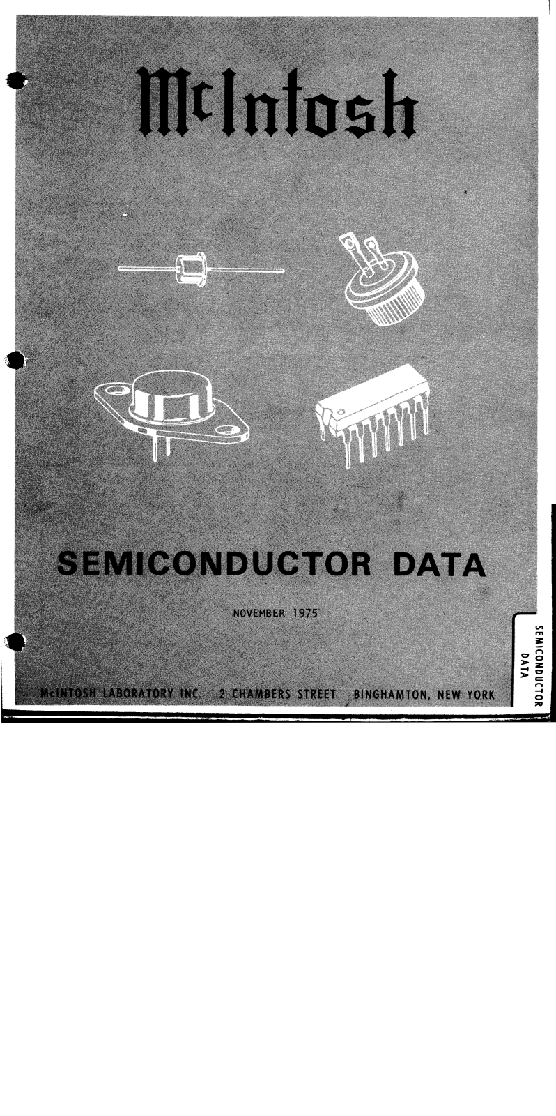 Mcintosh semiconductor data schematic