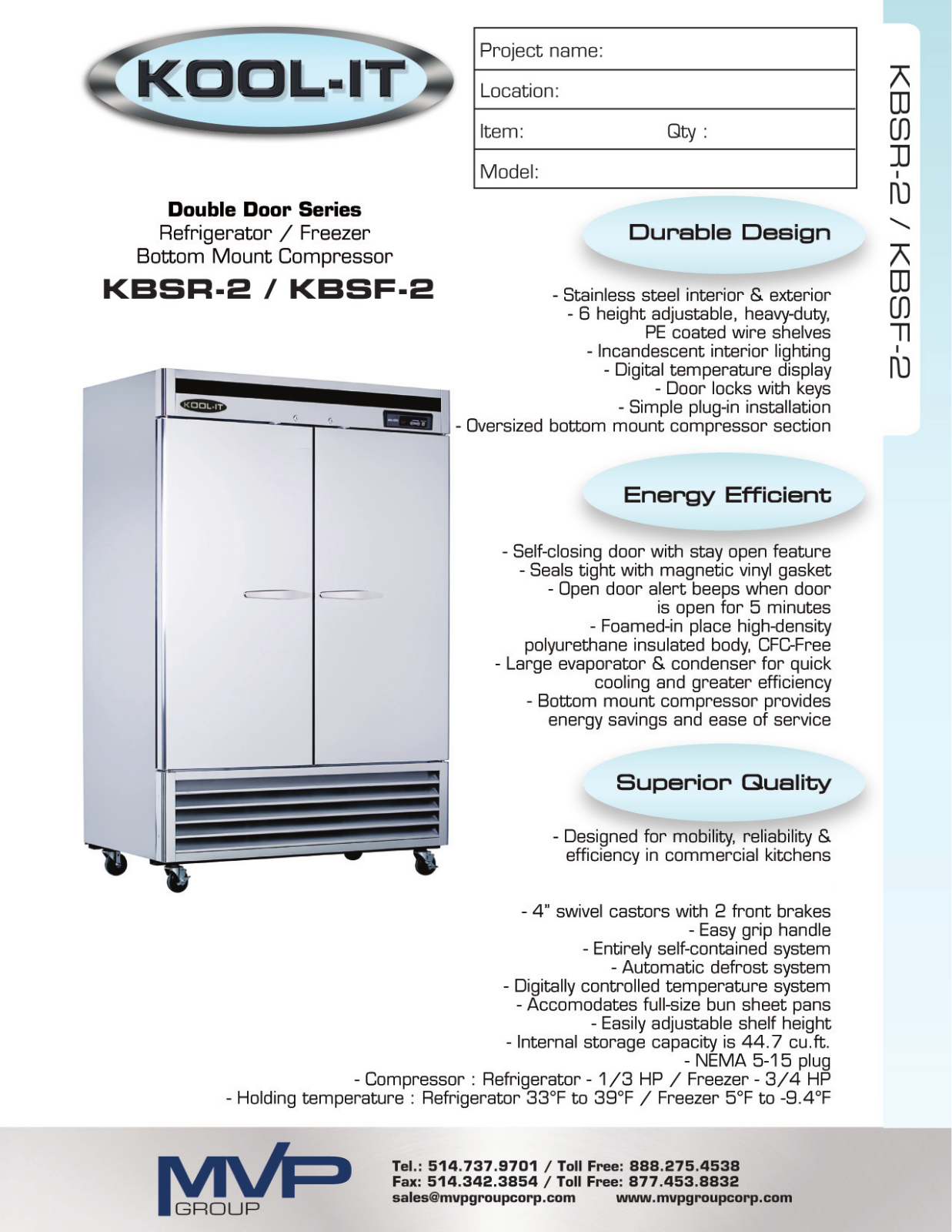 Jet Tech KBSF-2 User Manual