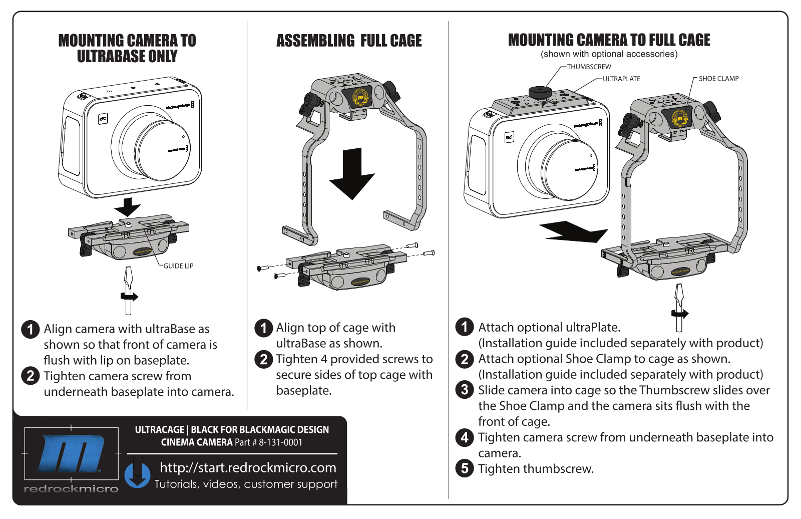 Redrock Micro 3-113-0001 User manual