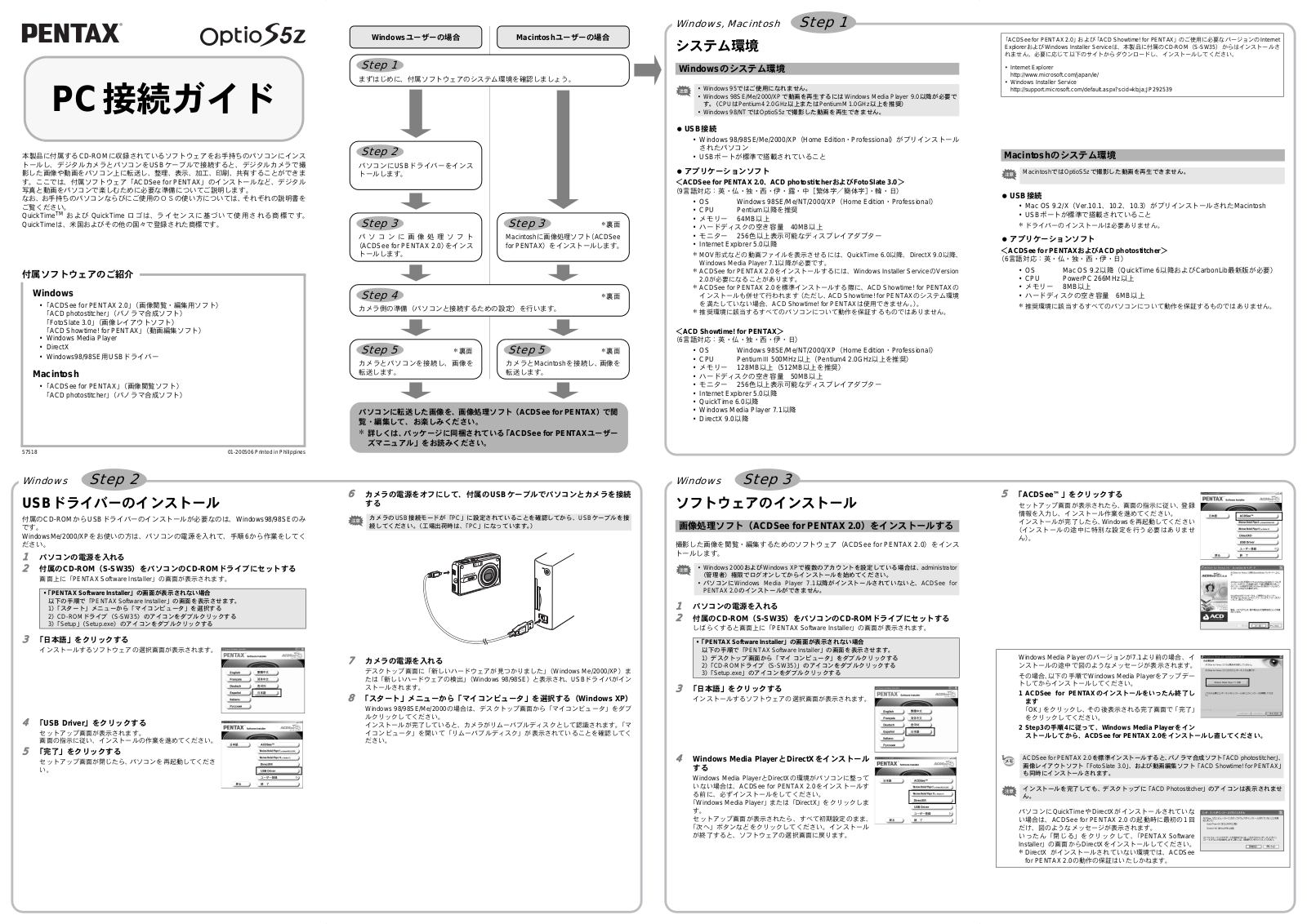 Pentax OPTIO S5Z User Manual