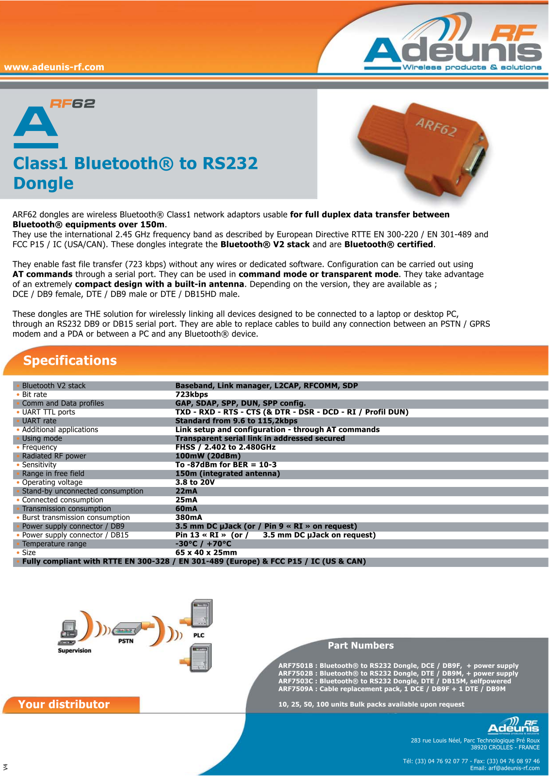 ADEUNIS RS232 User Manual