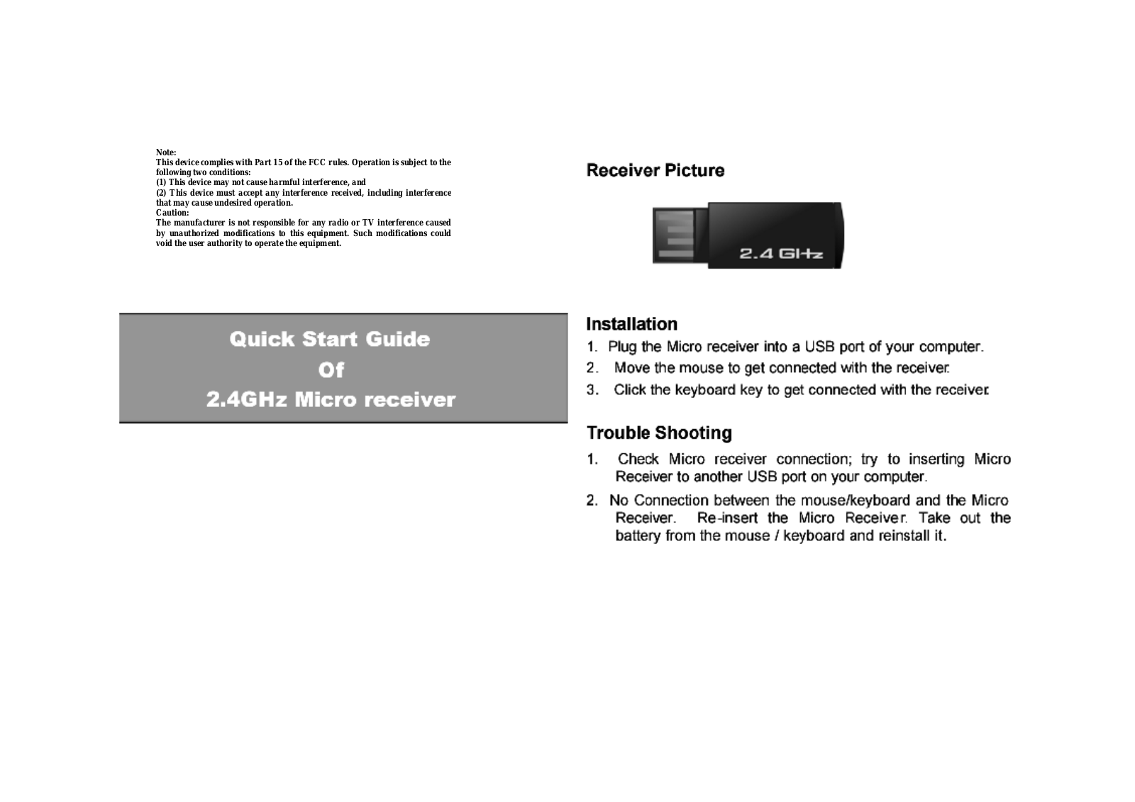 Rapoo Technology 03031 Users Manual