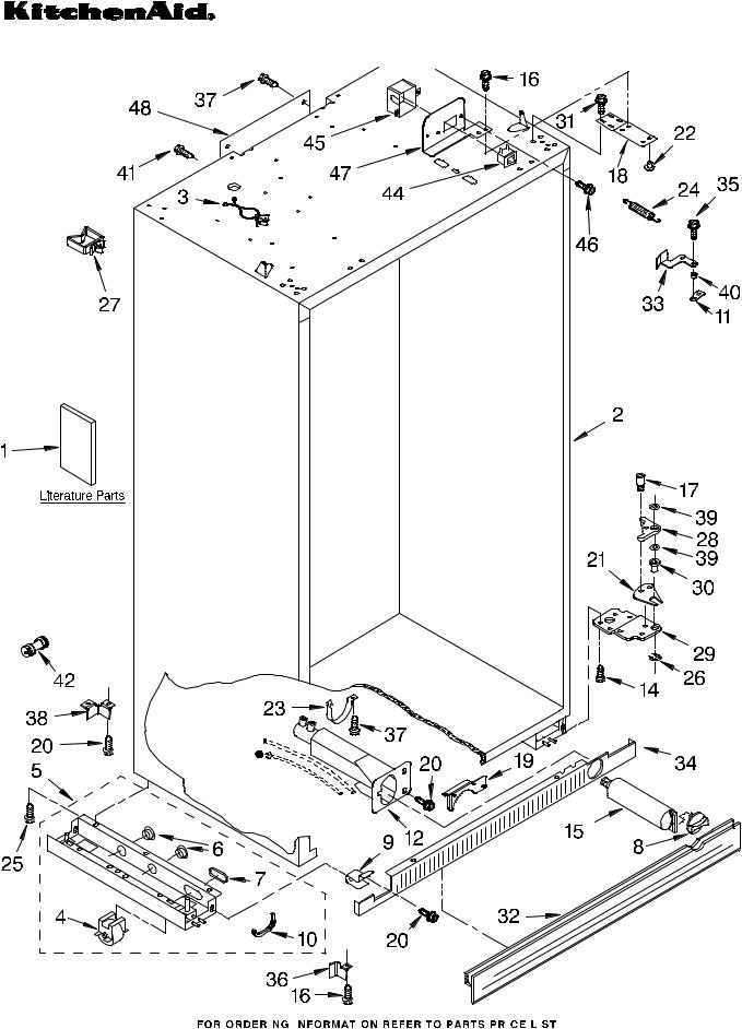 KitchenAid KSSS48QMX03 Parts List