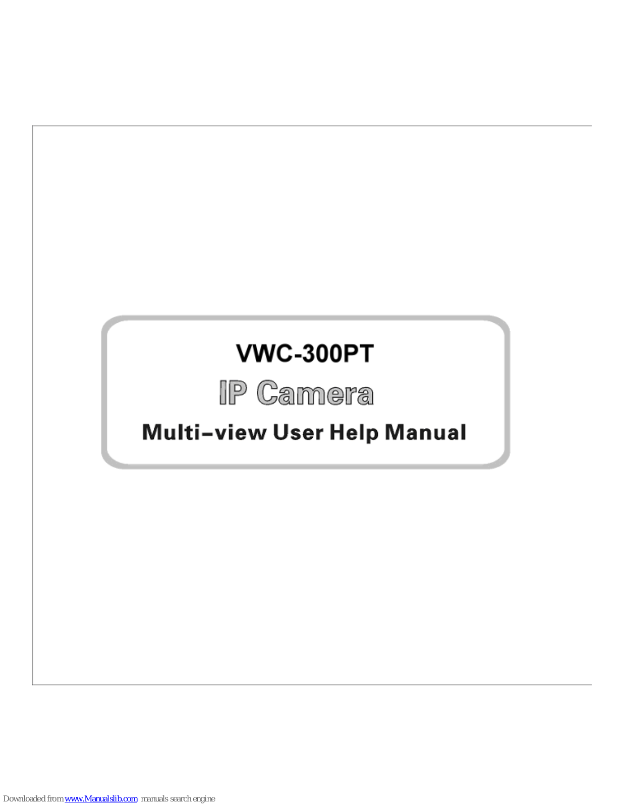 Vilar VWC-300PT User Manual