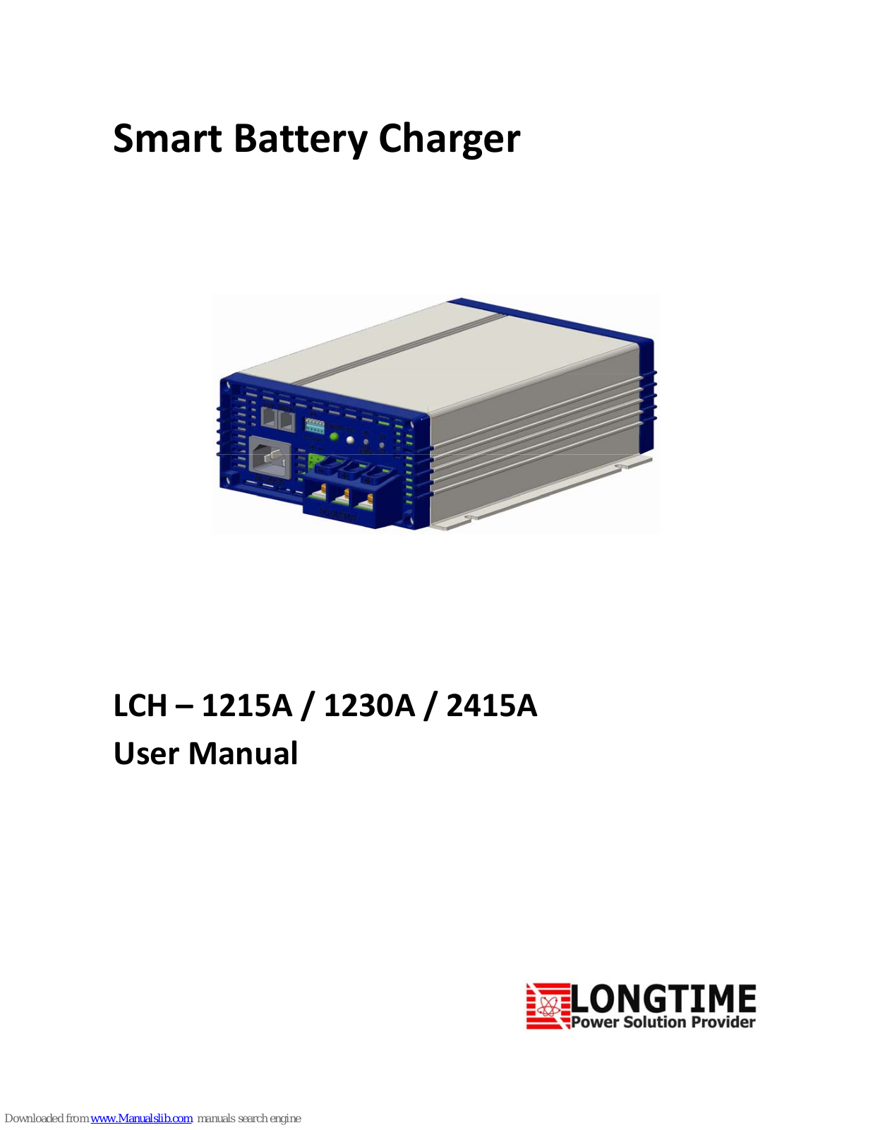Longtime LCH-1215A, LCH-1230A, LCH-2415A User Manual - ManualMachine.com