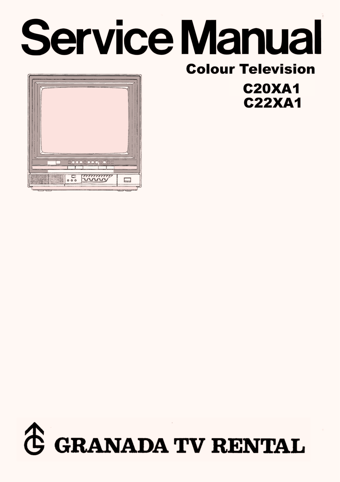 Granada C20XA1, C22AX1 Schematic