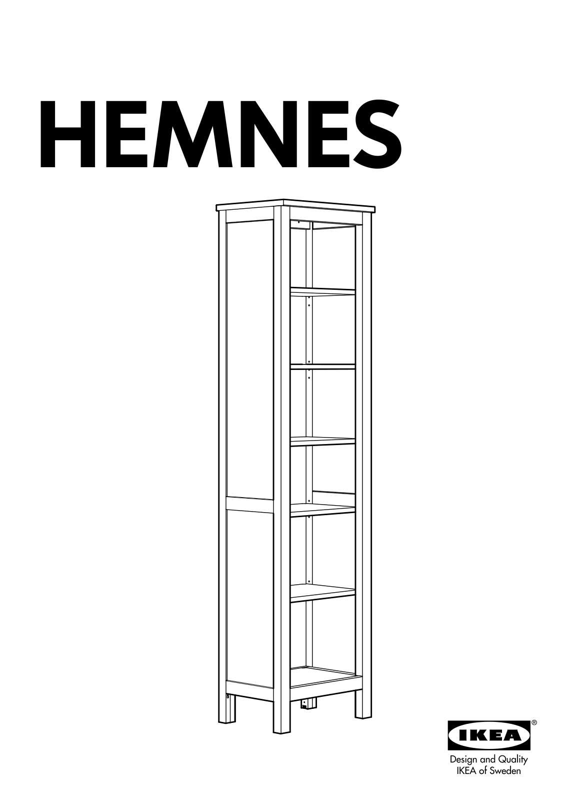 IKEA HEMNES BOOKCASE 19x77