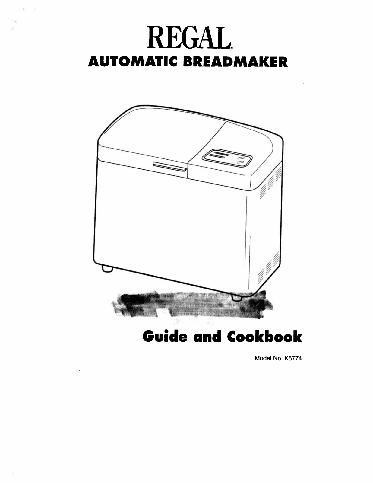 Regal k6774 User Manual