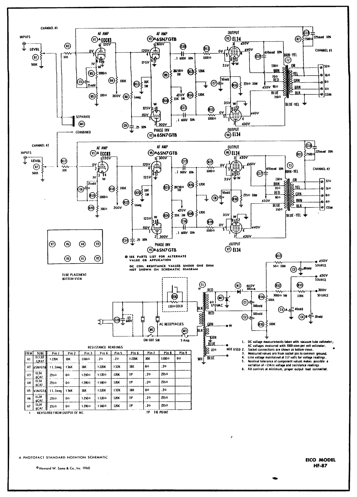 Eico hf87s schematic