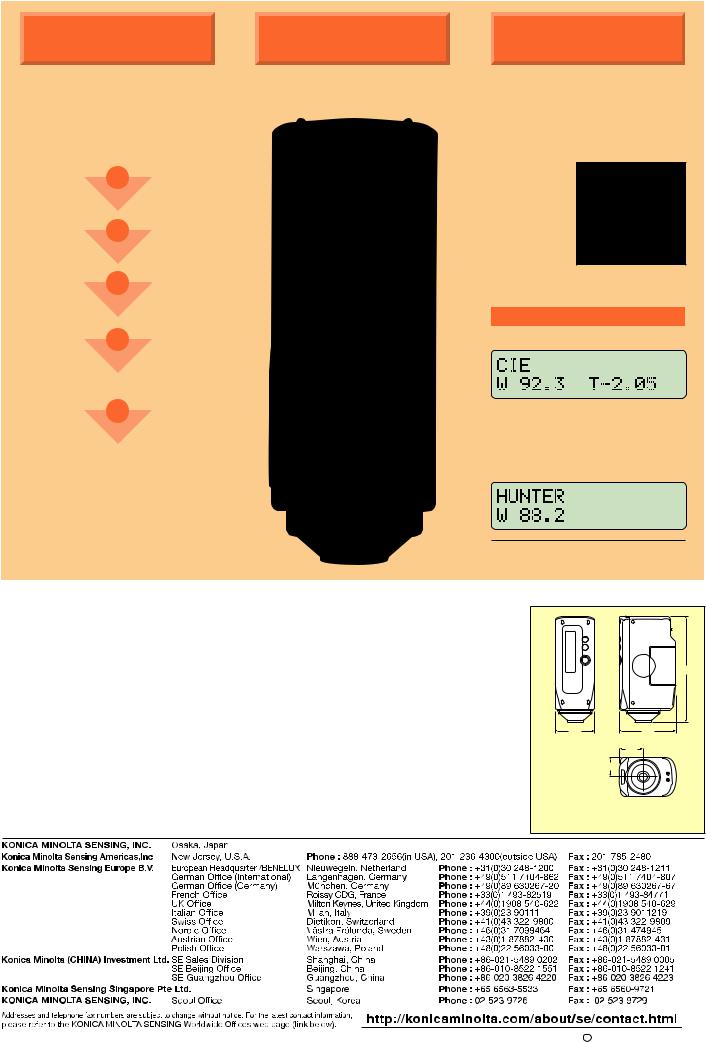 Konica minolta CR-14 Brochure