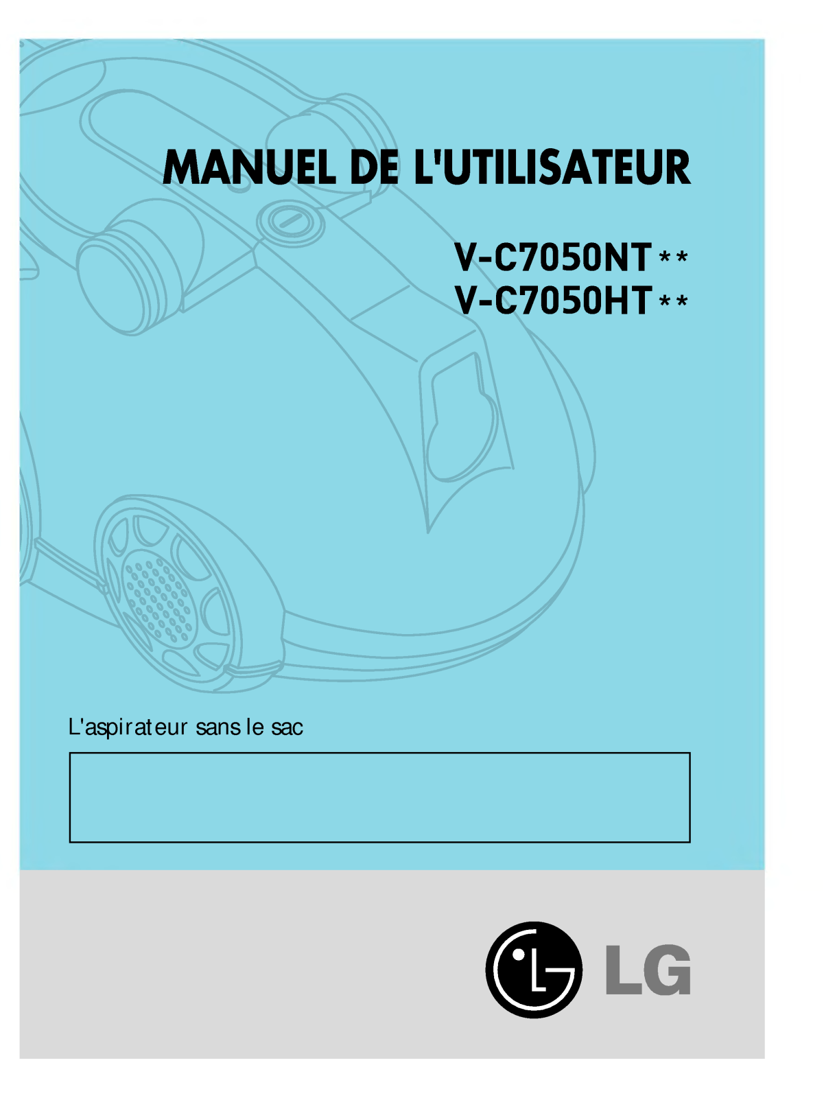 LG V-C7050HTR, V-C7050HTC User Manual