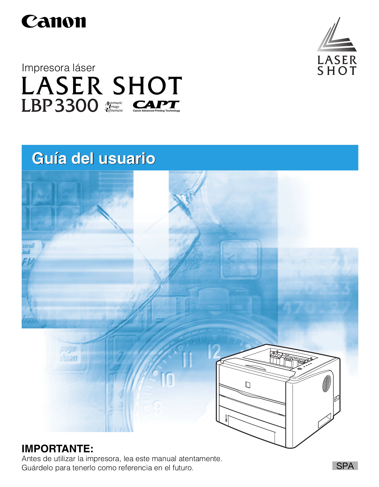Canon LASERSHOT LBP3300 User Manual
