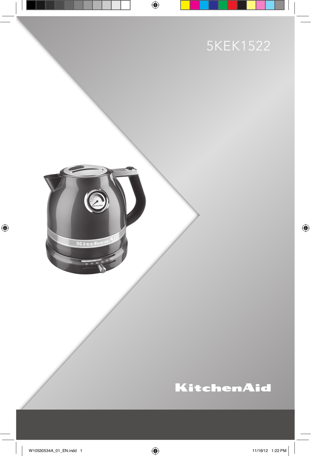 KITCHENAID 5KEK1522EOB, 5KEK1522BER User Manual