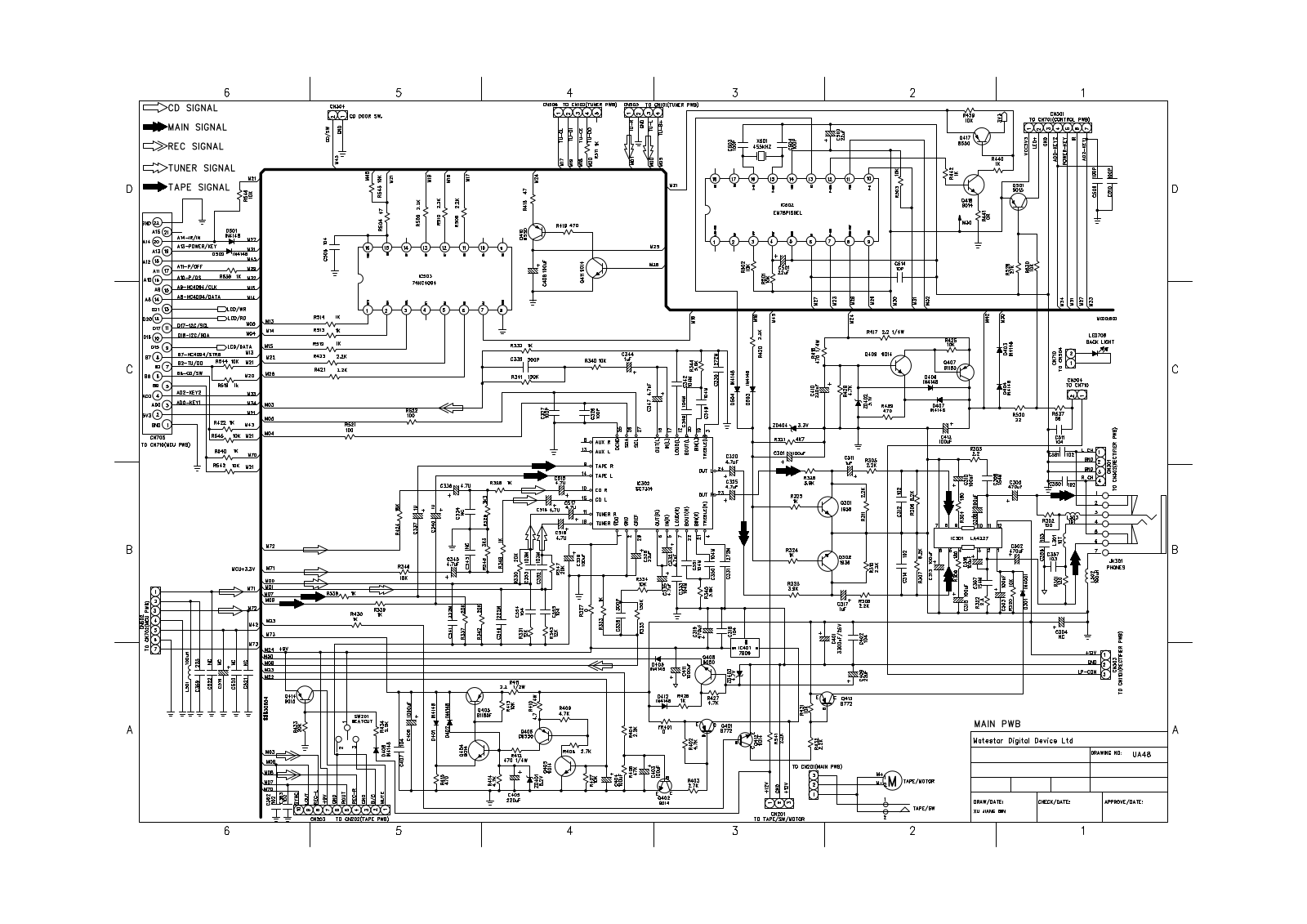 Vitek UA-48 Schematic