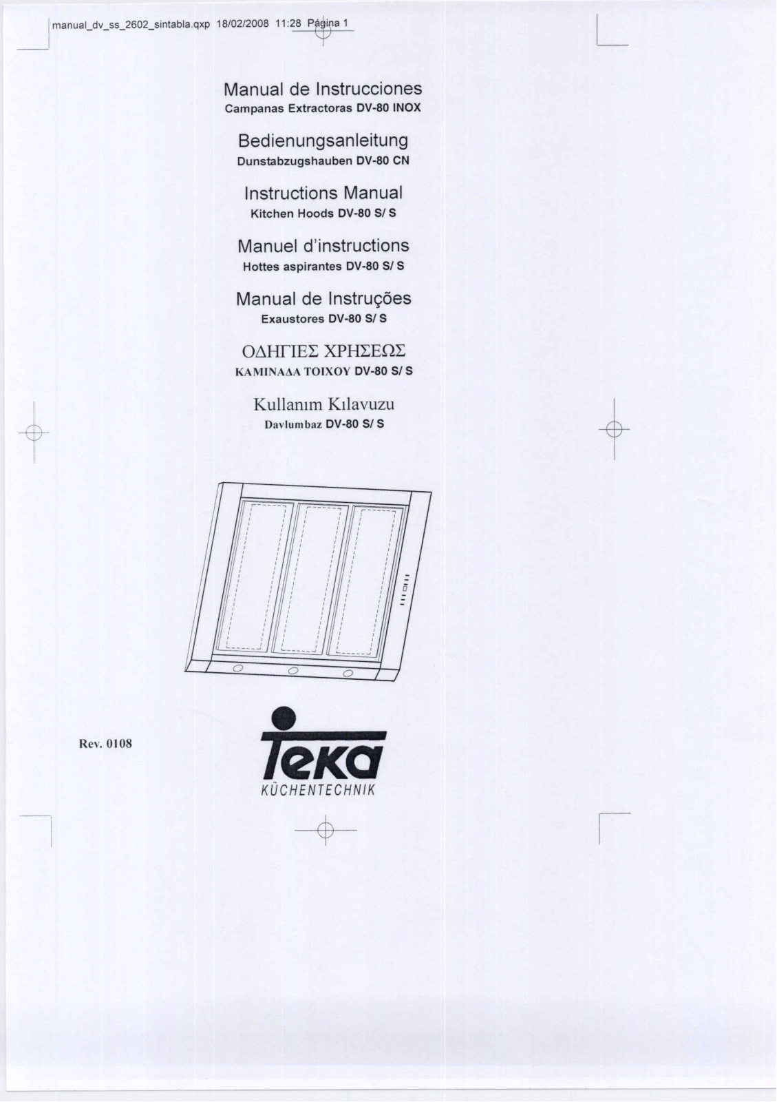 Teka DV-80 SS User guide - ManualMachine.com