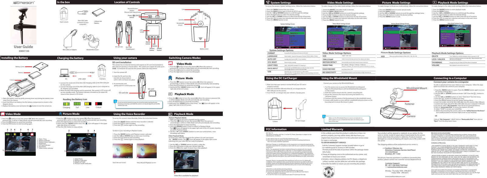 Emerson EMDC100 User Manual