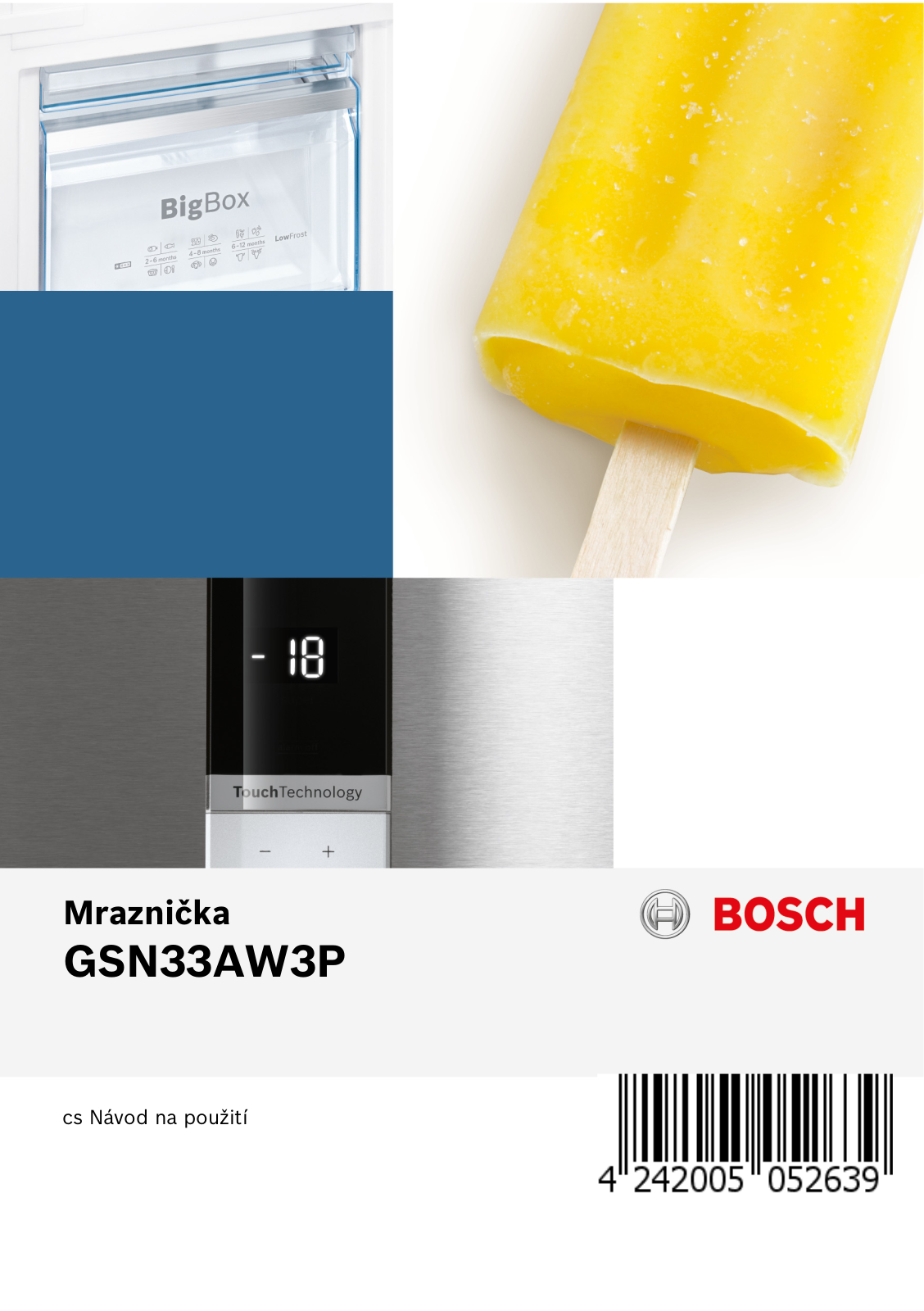 Bosch GSN33AW3P User Manual