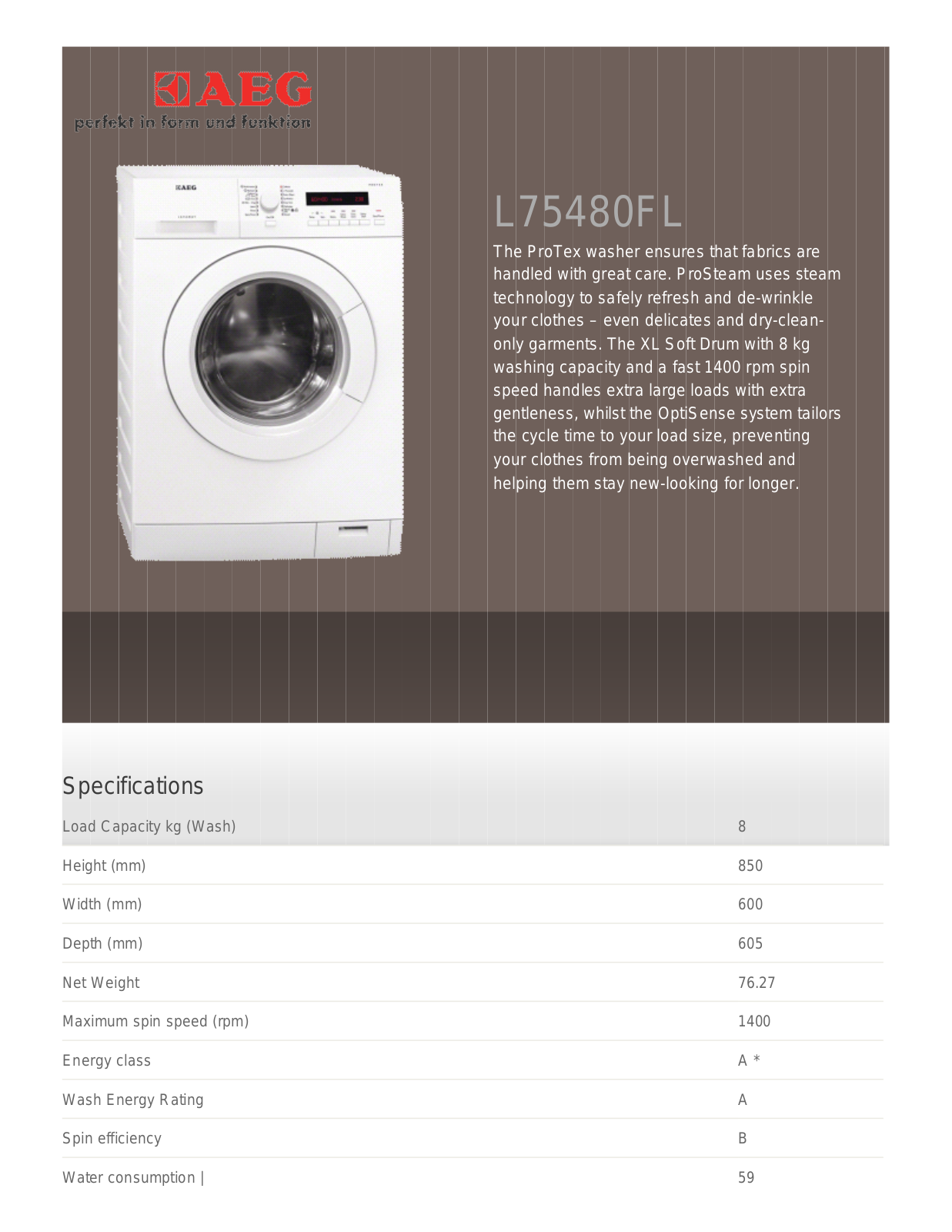 AEG L75670FL User Manual