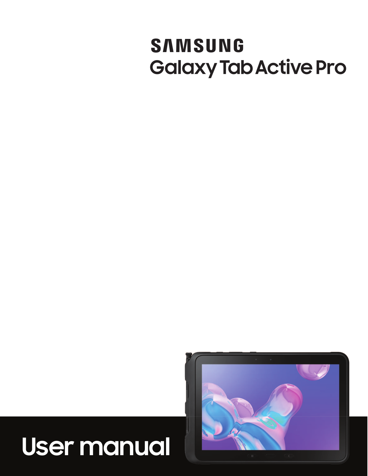 Samsung Galaxy Tab Active Pro User Manual