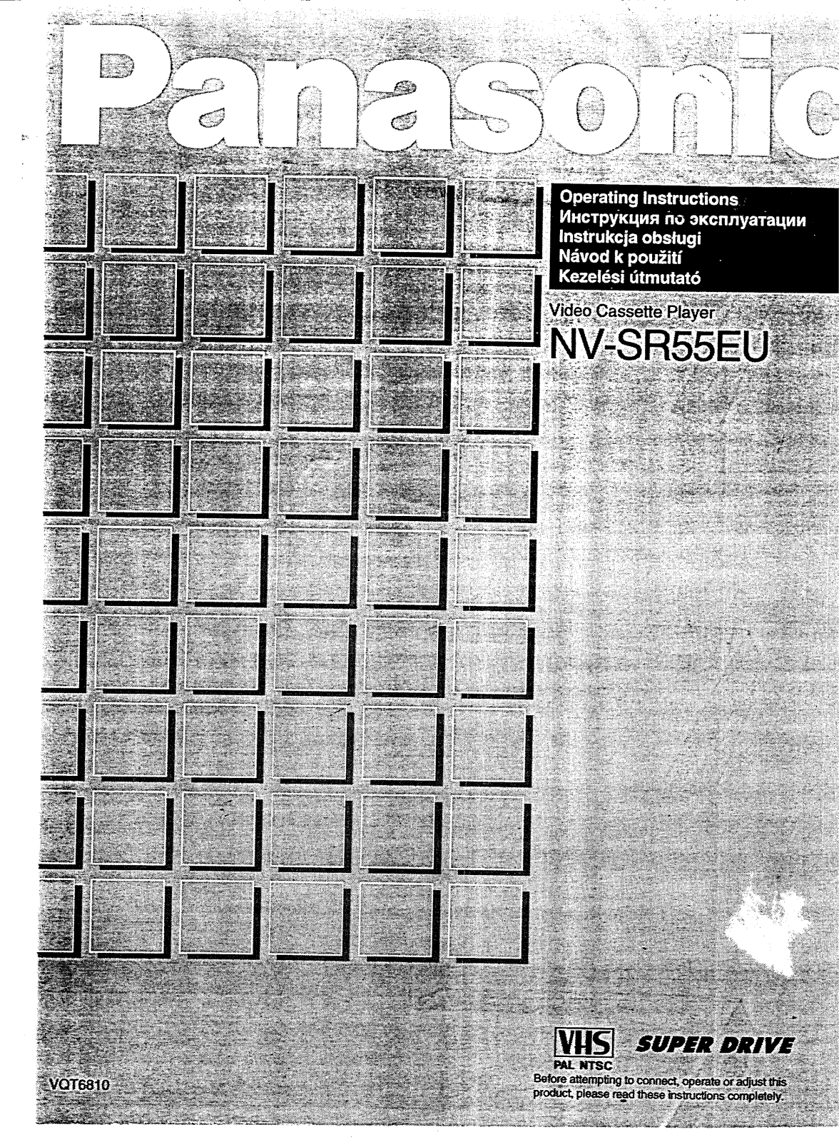 Panasonic NV-SR55 User Manual