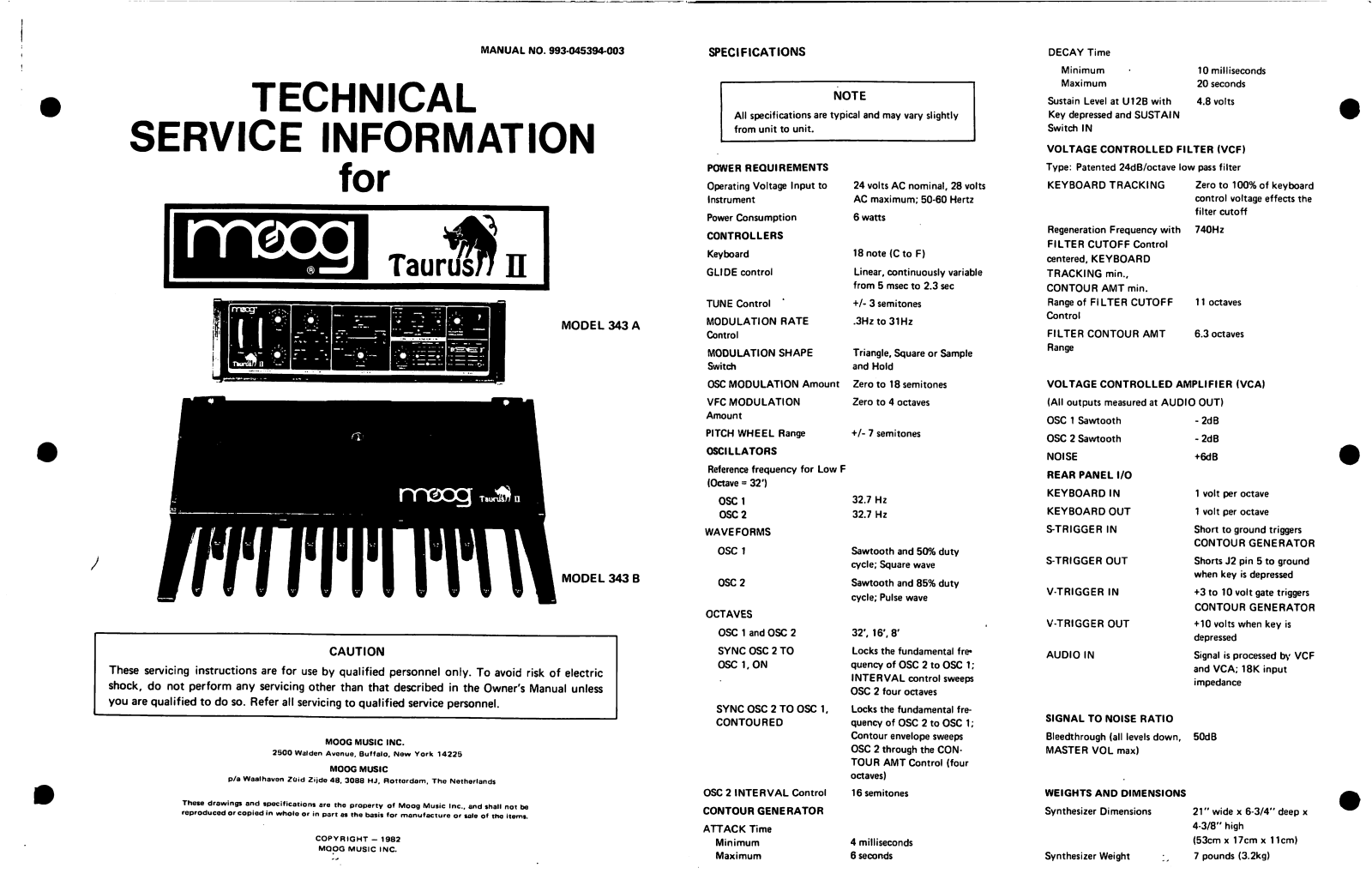 Moog Taurus 2 User Manual - ManualMachine.com