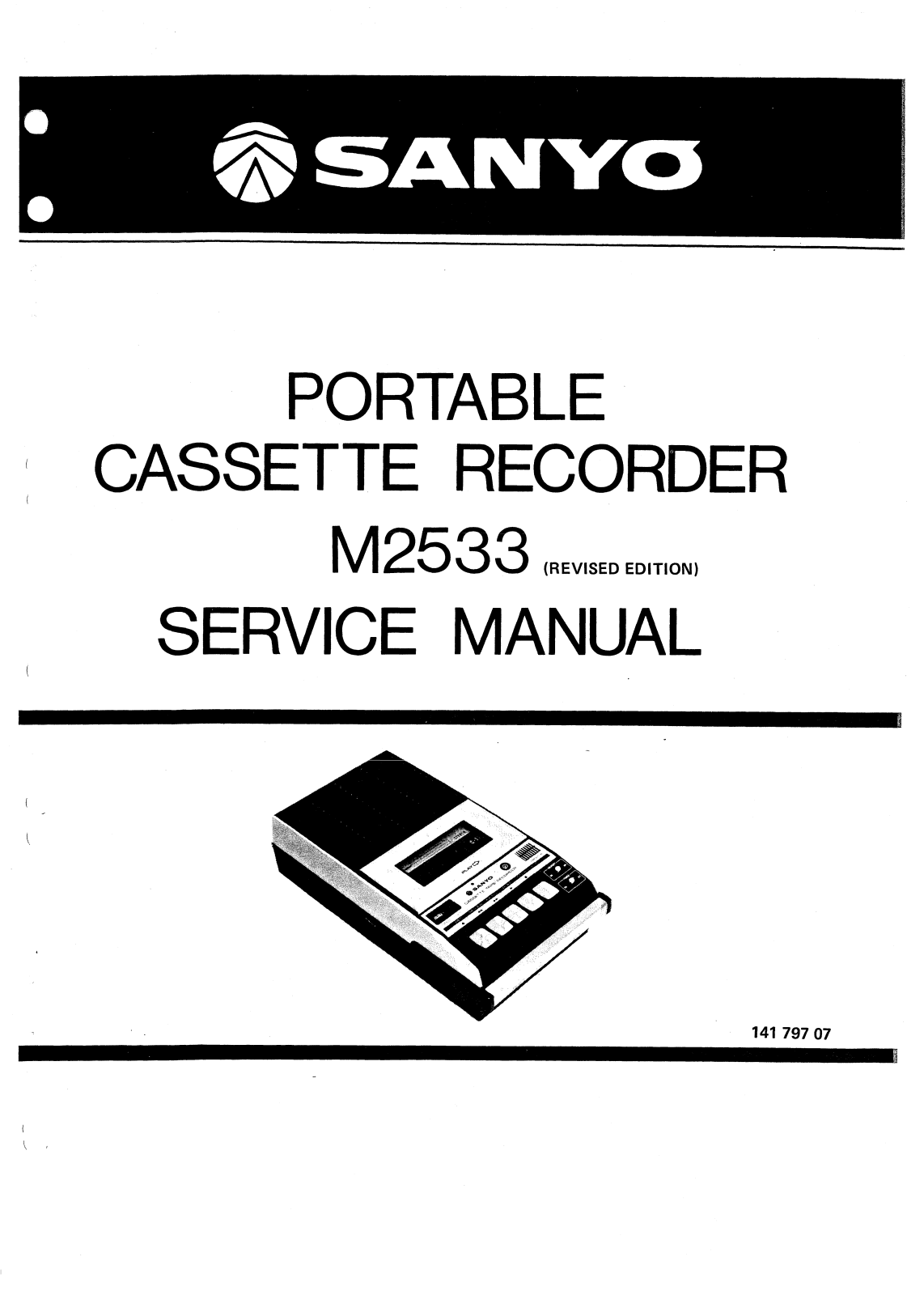 Sanyo M2533 Schematic