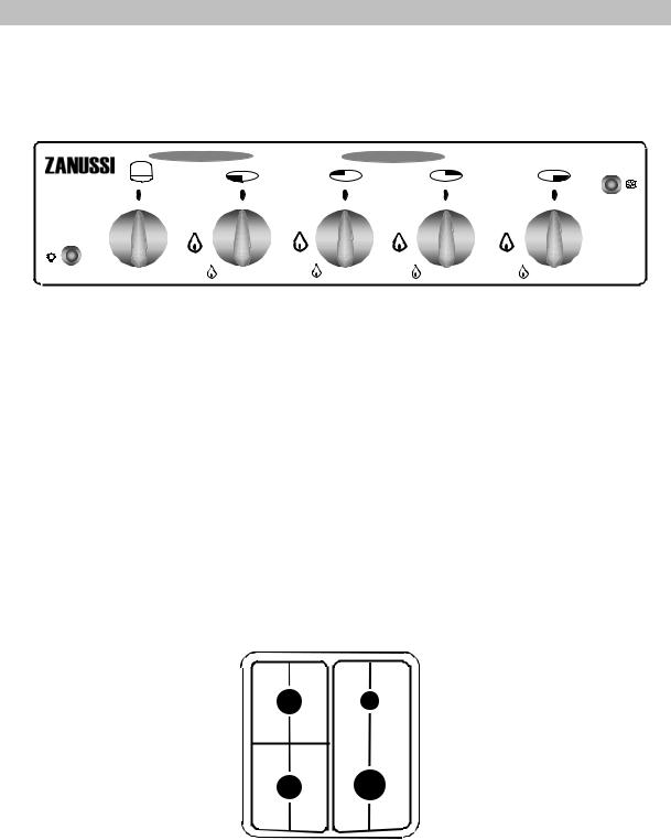 Zanussi ZCG5061 User Manual