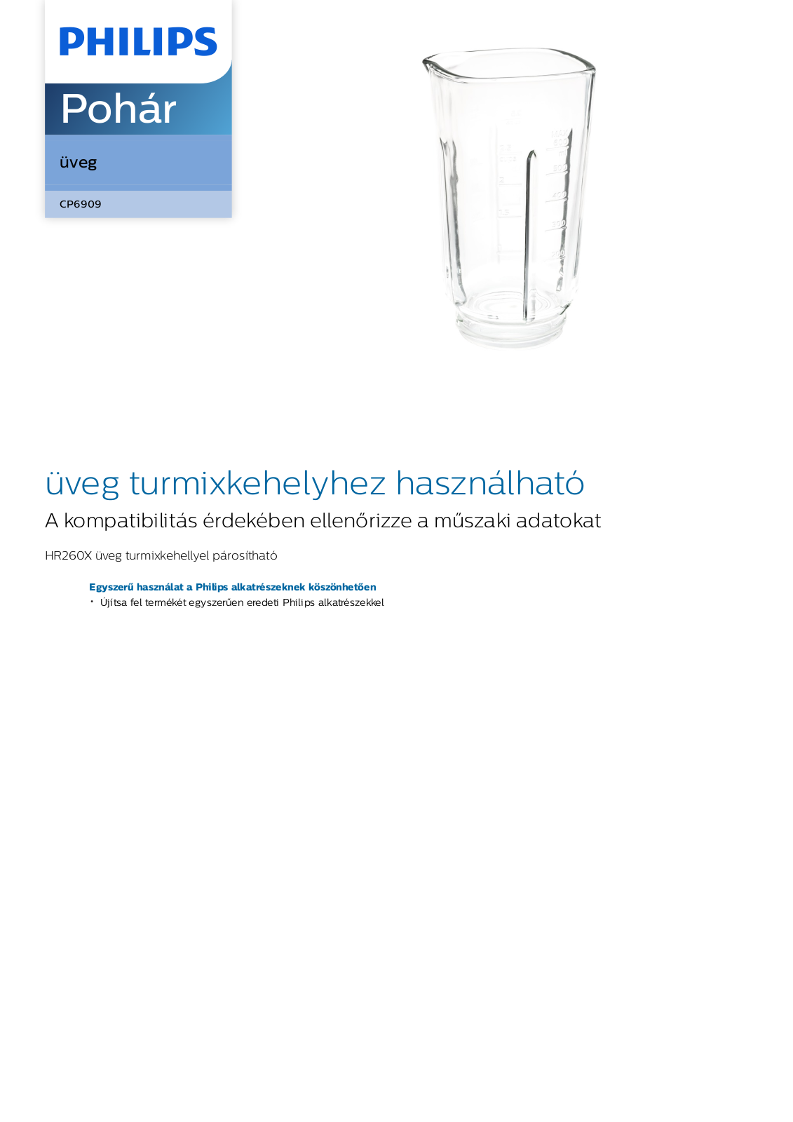 Philips CP6909/01 Leaflet - ManualMachine.com