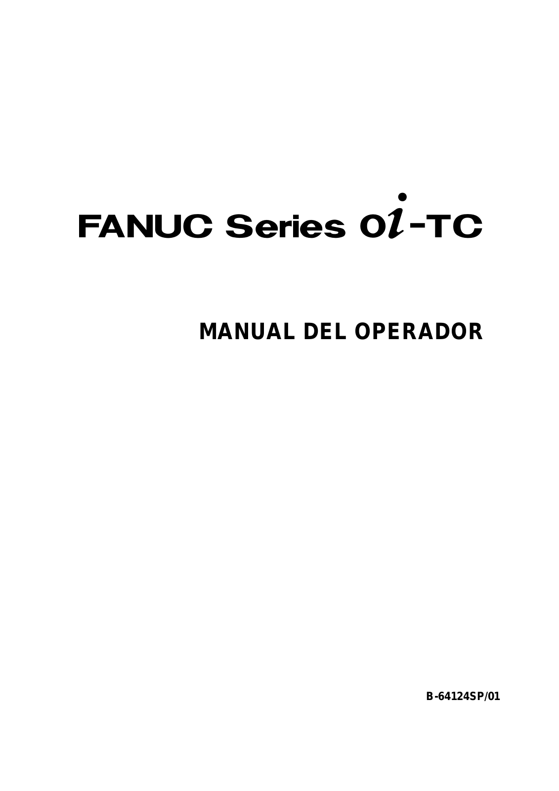 fanuc 0i-MC Operators Manual