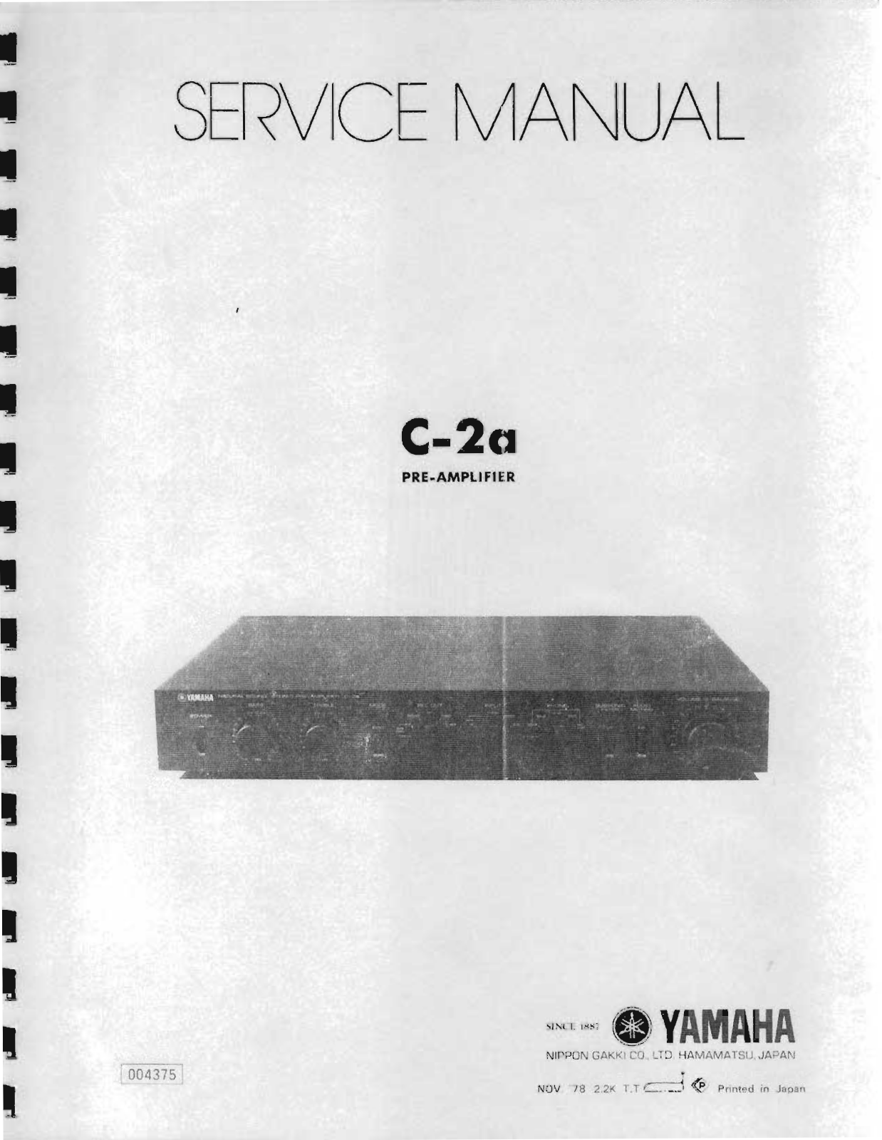 Yamaha C-2-A Service Manual