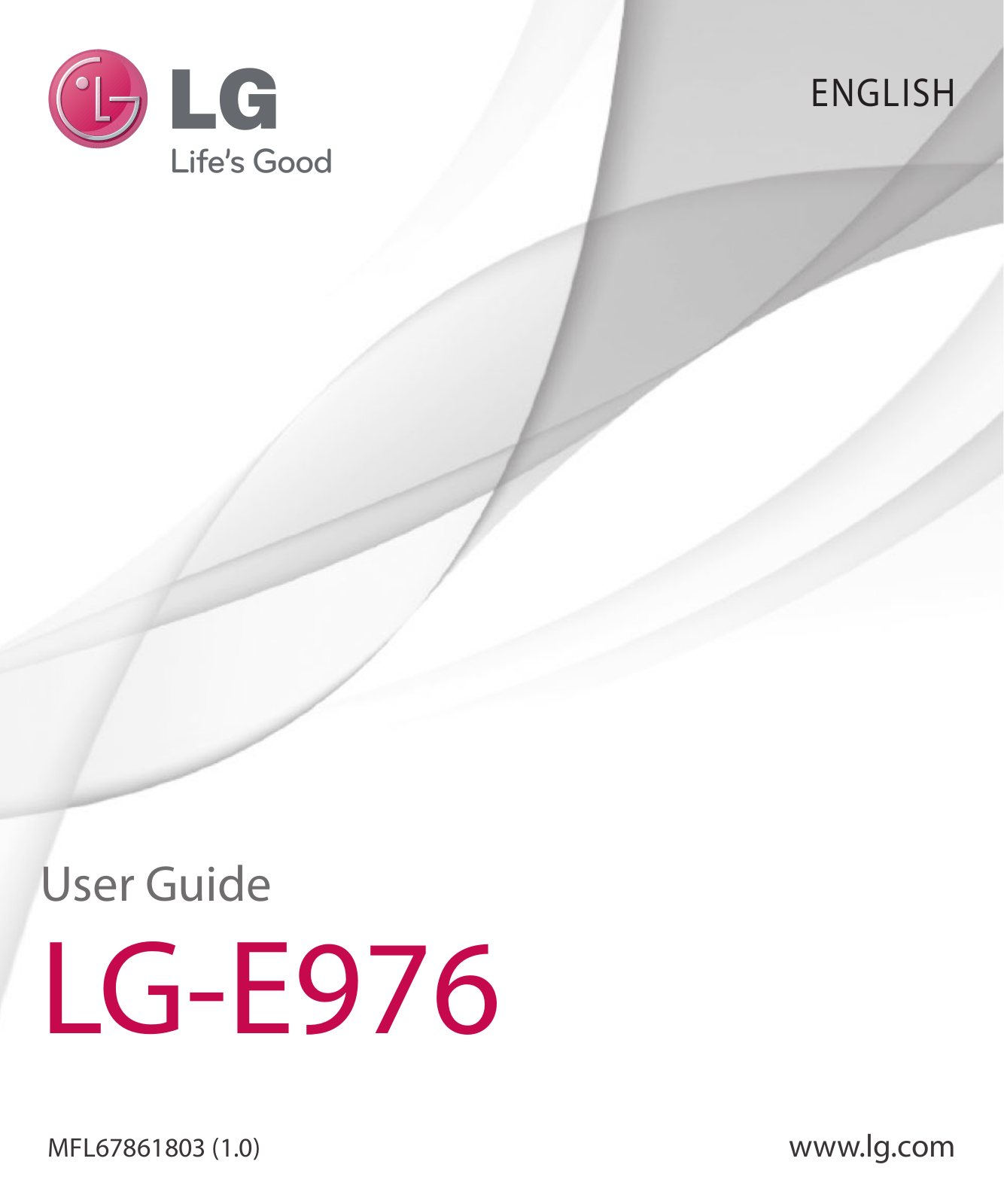 LG LGE976 Owner's Manual