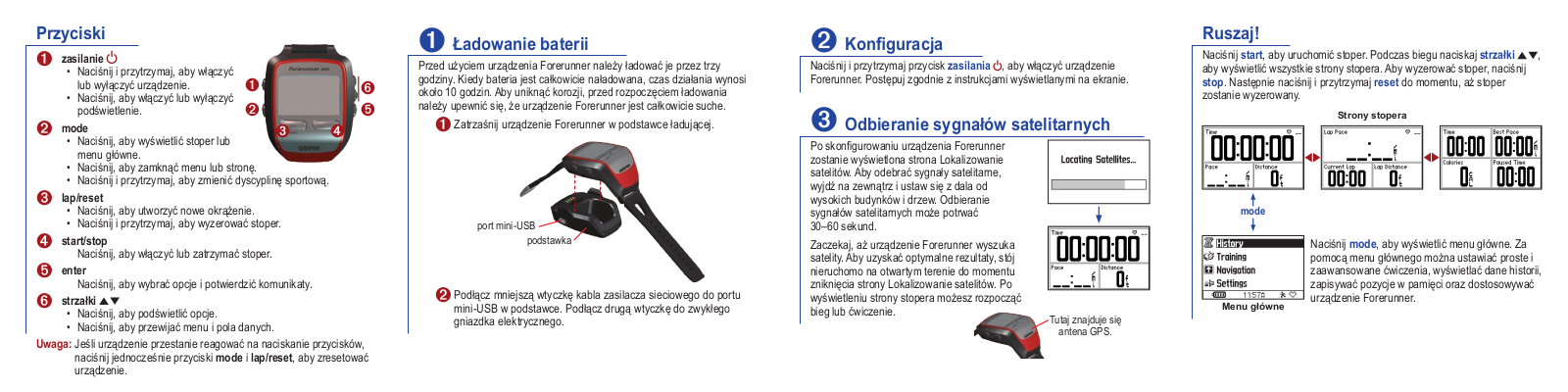 Garmin Forerunner 305, Forerunner 205 User's Guide