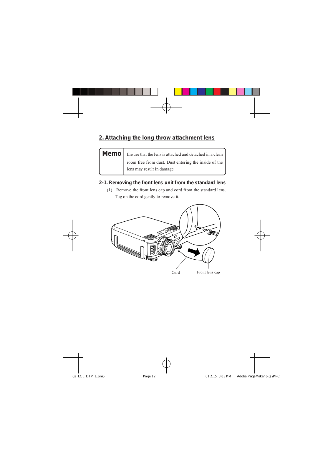 Epson PowerLite 5600p, PowerLite 7600p, PowerLite 7700p Parts User Manual