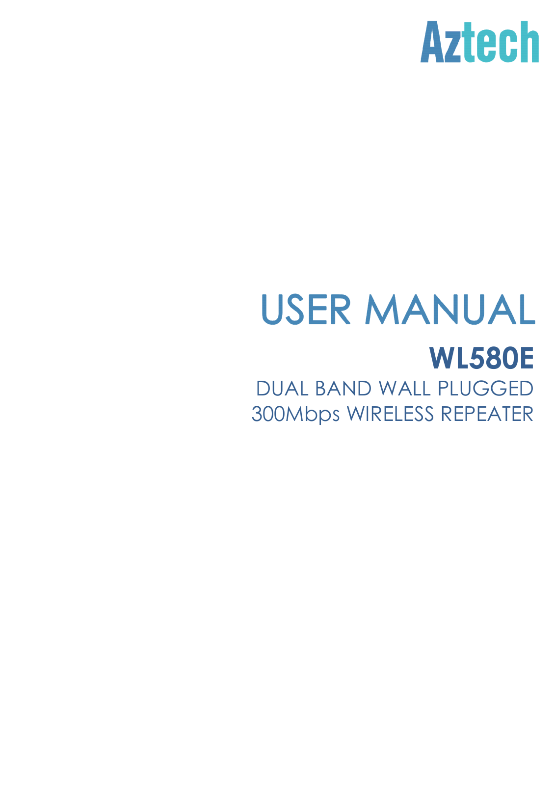 Aztech WL580E User Manual