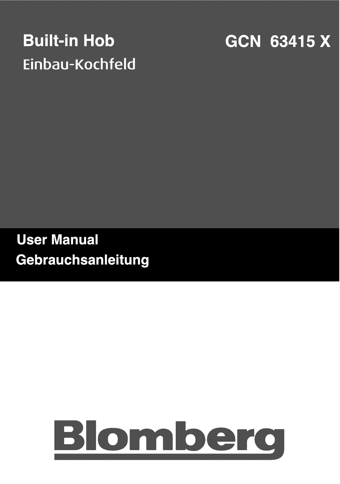 Blomberg GCN 63415 X User manual