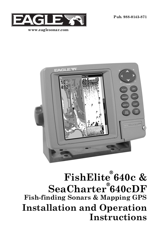 Eagle Fish Elite 640C Fishfinder