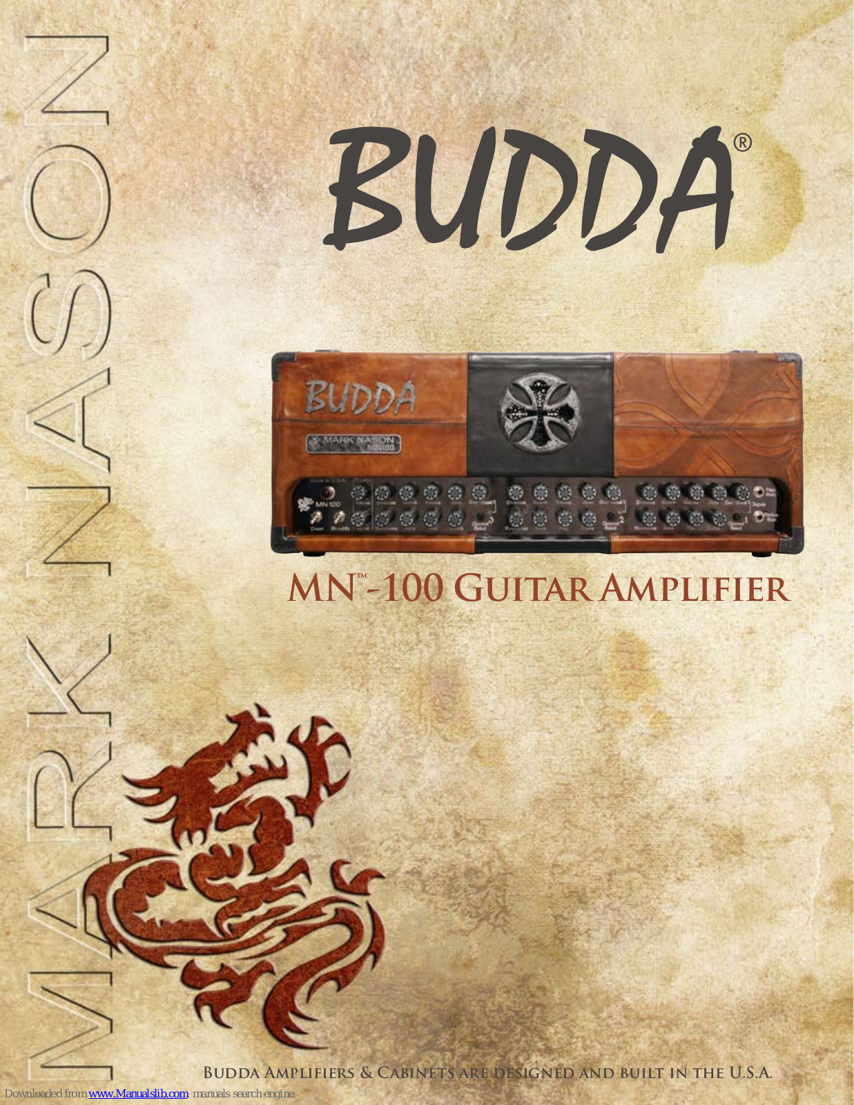 Budda MN-100 User Manual - ManualMachine.com