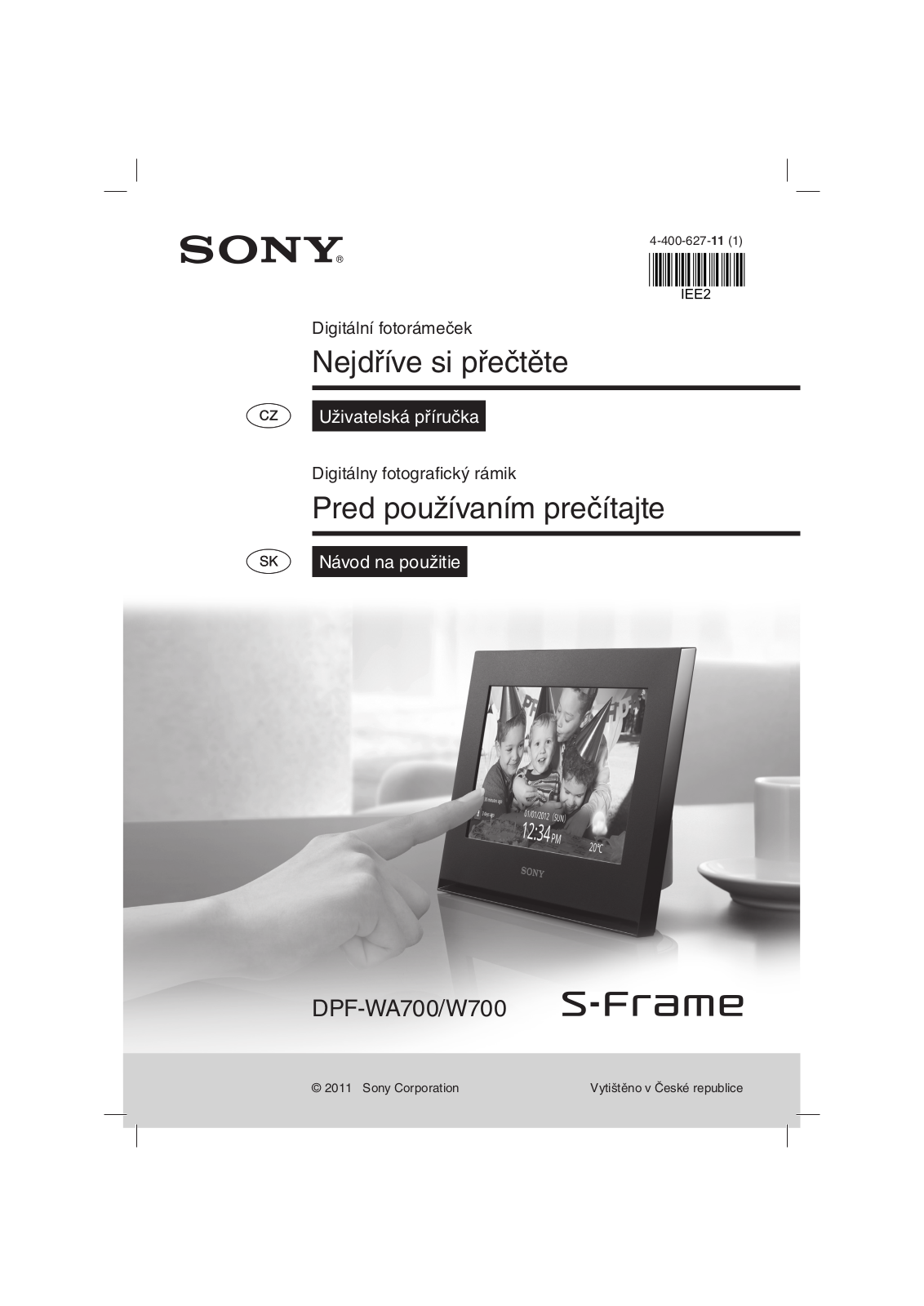 Sony DPF-WA700, DPF-W700 User Manual