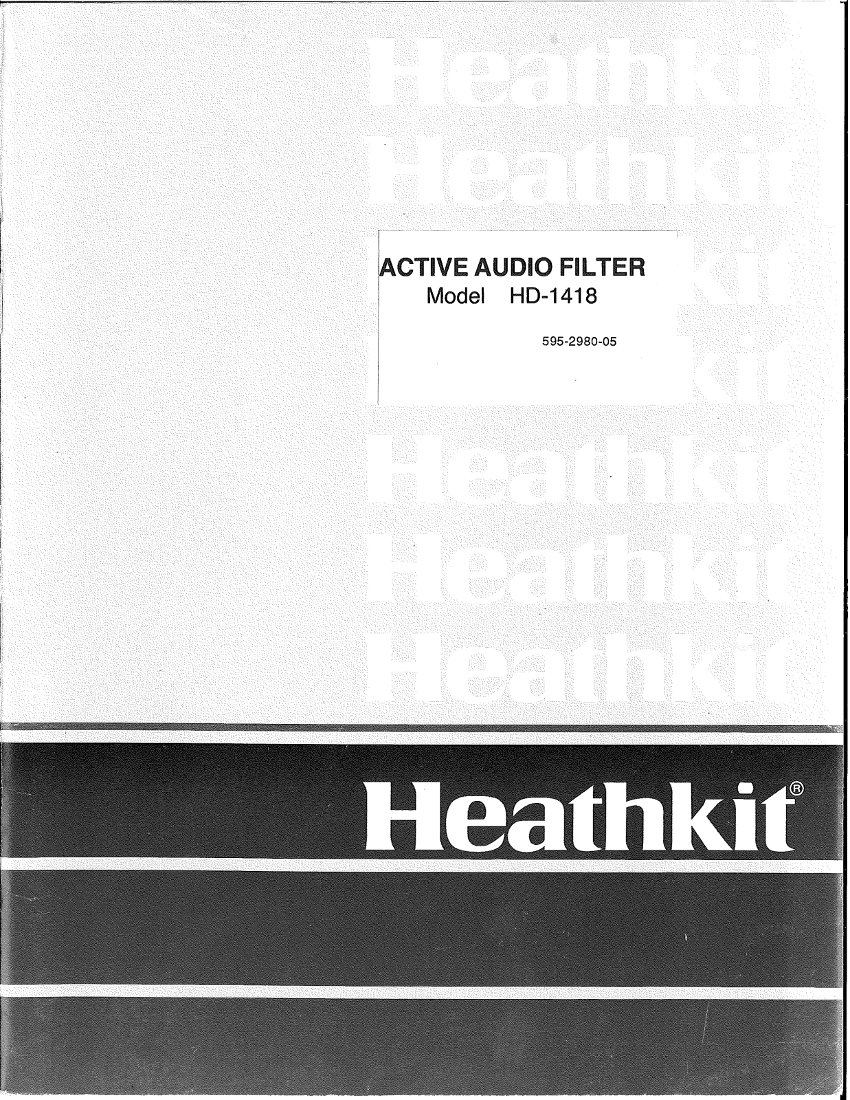 Heath Company HD-1418 Owners manual