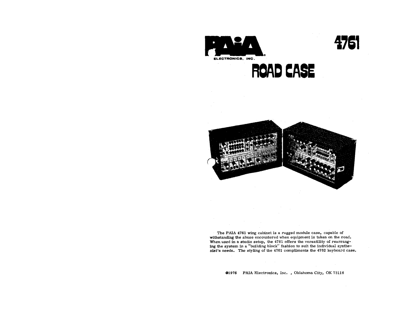 PAiA Electronics 4761 Instruction Manual