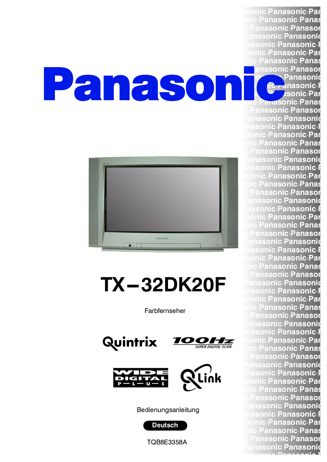 PANASONIC TX-32DK20F User Manual