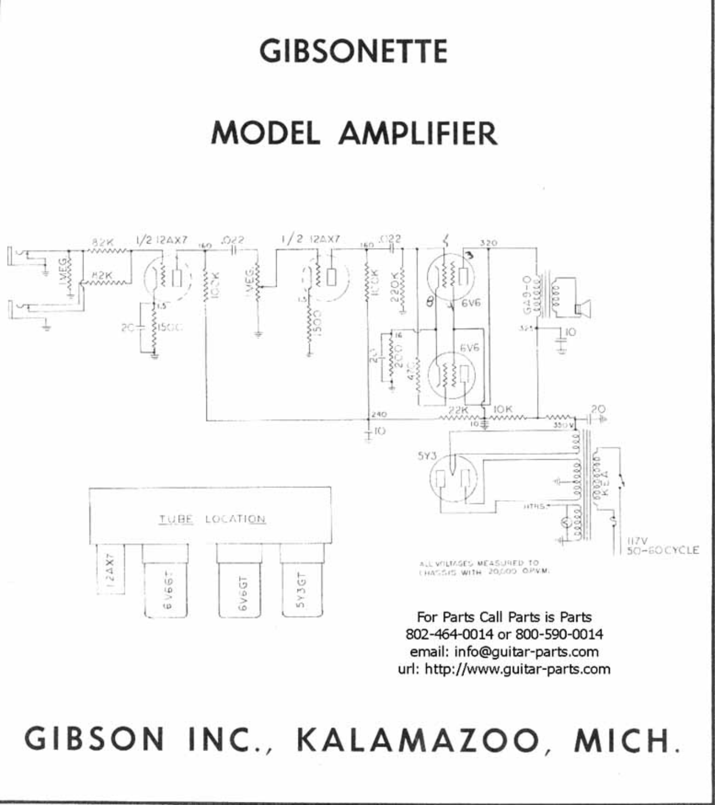 Gibson Amplifer Service manual