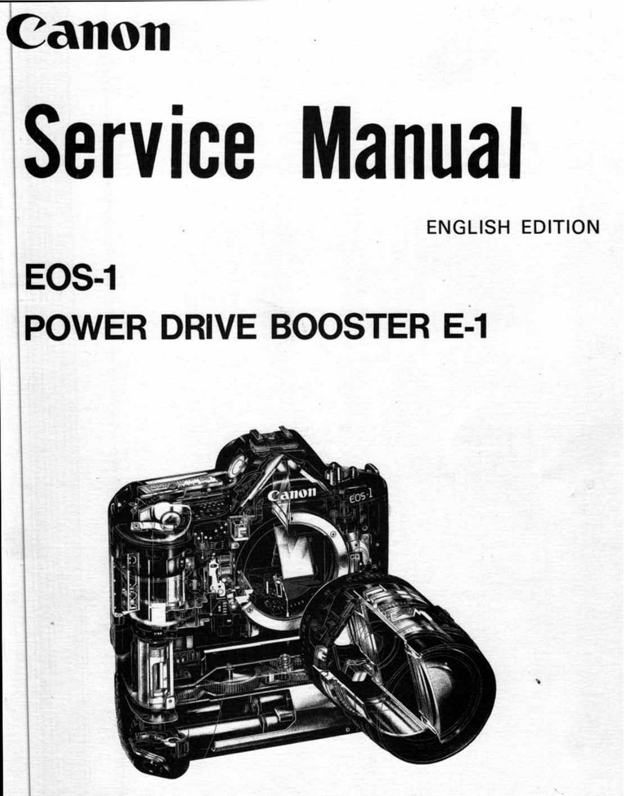 CANON EOS-1 Service Manual