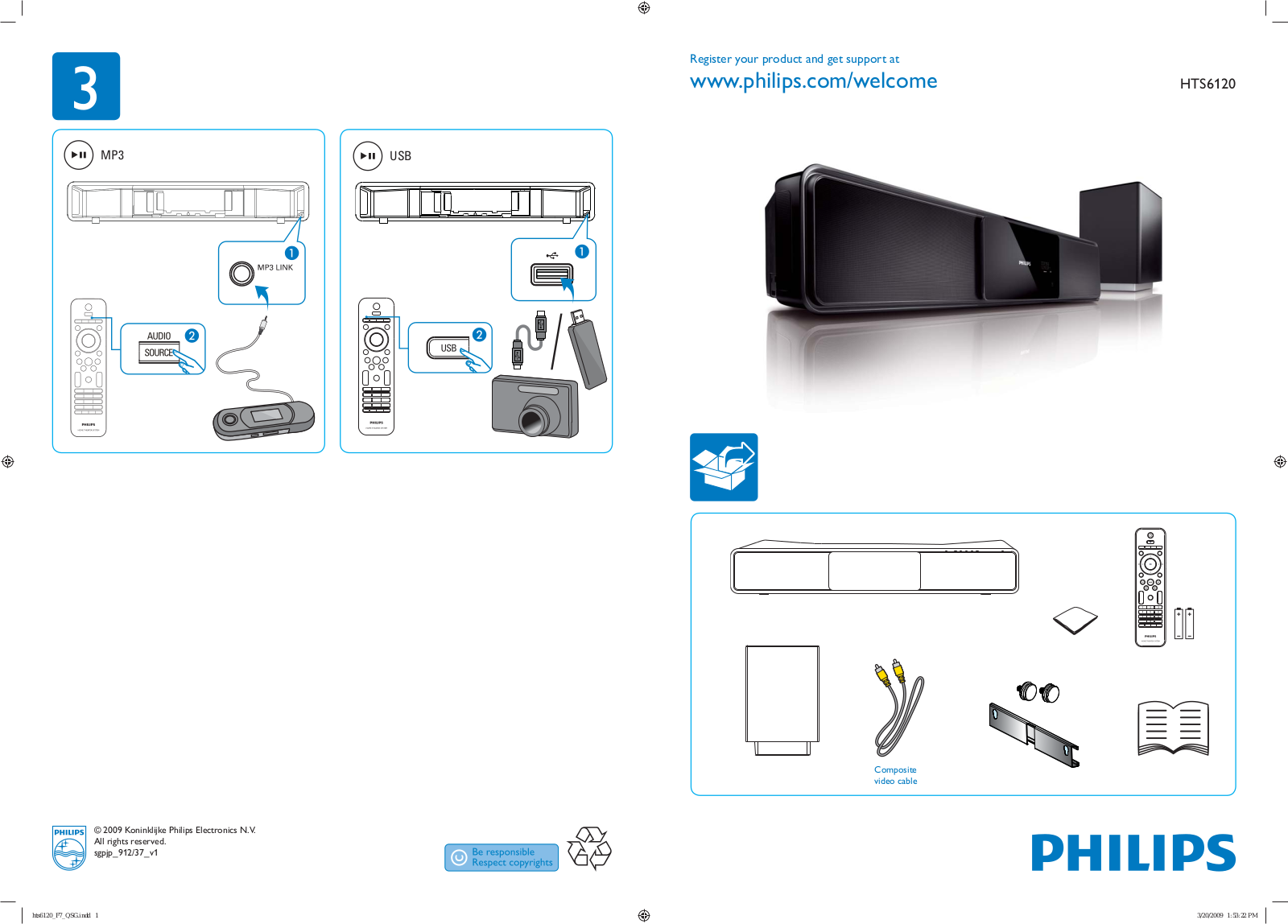 Philips HTS6120-37 User Manual