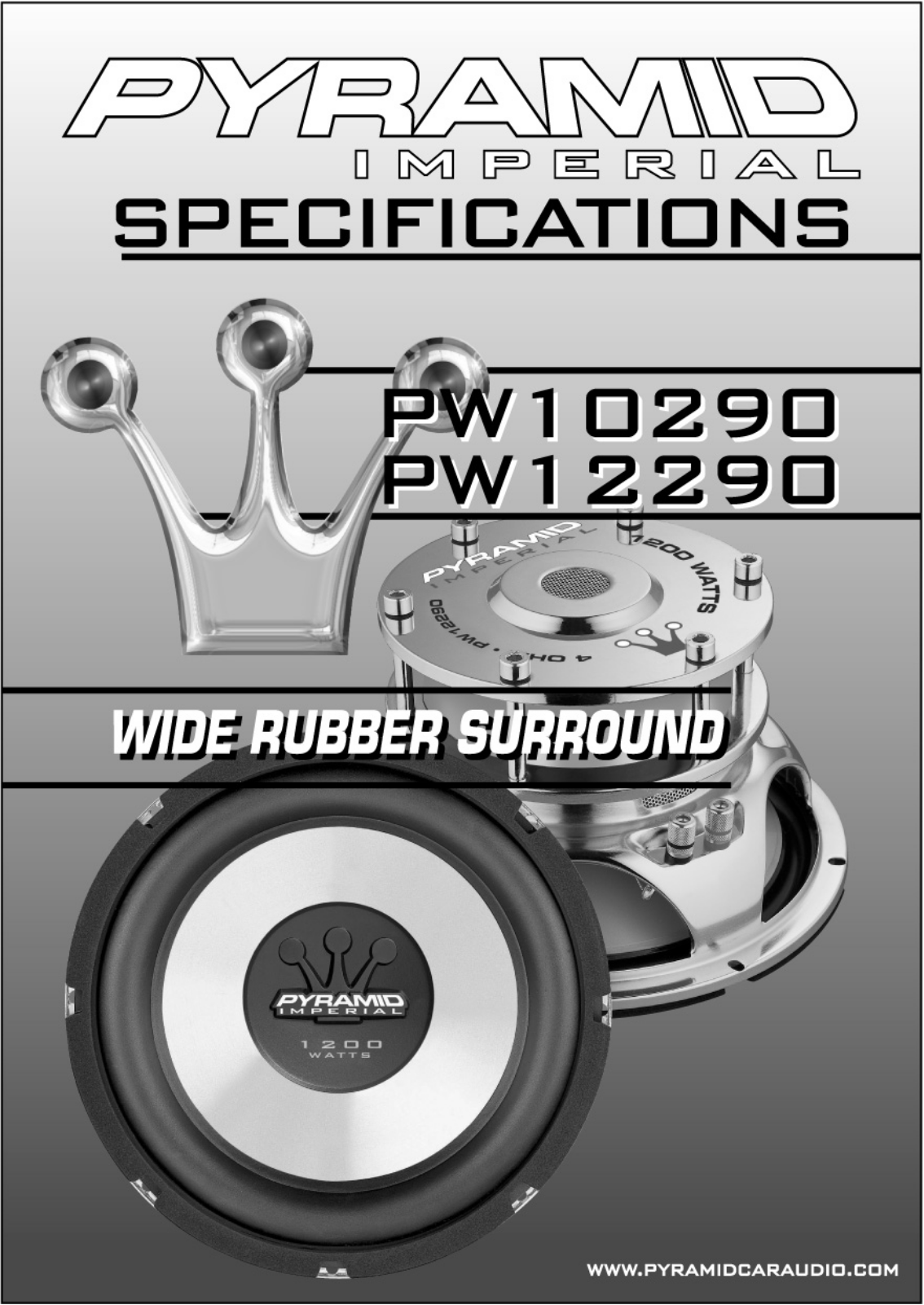 Pyramid Car Audio PW10290, PW12290 User Manual